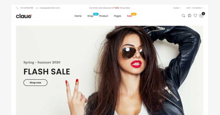 Download Claue Fashion Store Magento Theme Now!