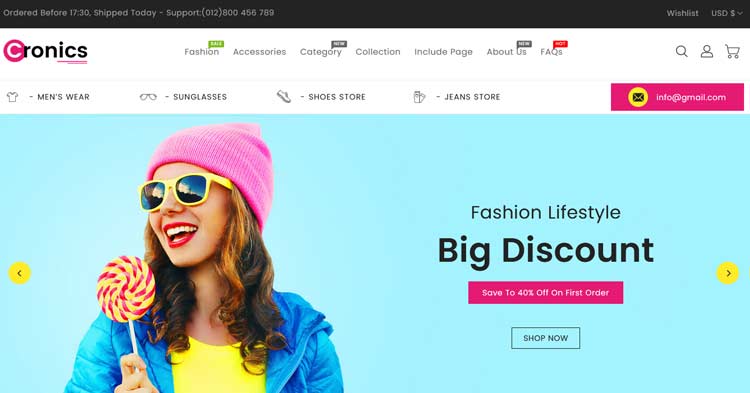 Download Cronics Multipurpose Store Shopify Theme Now!