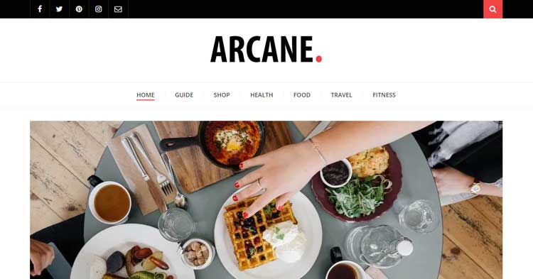 Download Arcane Blog Magazine WP Theme Now!