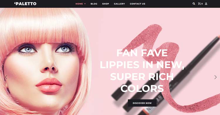 Download Paletto Cosmetics WooCommerce Theme Now!