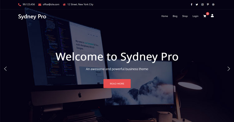Download Sydney Pro WordPress Theme Now!